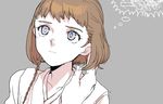  blue_eyes brown_hair embarrassed genderswap genderswap_(mtf) katsuoboshi obi-wan_kenobi robe solo_focus star_wars thought_bubble 