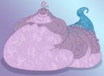 anthro belly big_belly blue_body blue_scales chameleon darksidesf disney green_eyes hand_on_belly hi_res huge_belly hyper hyper_belly lizard looking_back male monster monsters_inc morbidly_obese morbidly_obese_anthro morbidly_obese_male multi_arm multi_leg multi_limb obese obese_anthro obese_male overweight overweight_anthro overweight_male pixar purple_body purple_scales randall_boggs reptile scales scalie solo