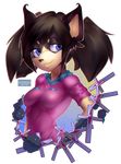  absurd_res alpha_channel anthro canine clothed clothing female gizmo0sue half-closed_eyes hi_res mammal simple_background smile solo transparent_background 