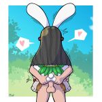 anthro duo el_senor_erizo elinor_rabbit elinor_wonders_why female genitals grass_skirt hi_res human lagomorph leaf_skirt leporid male male/female mammal nude pbs penetration penis pussy rabbit sex vaginal vaginal_penetration