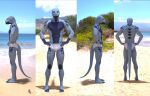 3d_(artwork) anthro beach briefs clothing daz_studio_(artwork) digital_media_(artwork) dragon hi_res light male model_sheet mythological_creature mythological_scalie mythology outside perturbedmania phillips_marker reptile scalie solo solo_focus standing sunlight underwear