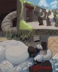 2025 absurd_res ambiguous_anthro ambiguous_gender ambiguous_prey anthro anthro_pred artist_name belly belly_on_ground belly_rolls belly_squeeze big_belly big_breasts big_butt biped black_clothing black_gloves black_handwear black_hoodie black_legwear black_text black_thigh_highs black_topwear bloated bodily_noises bone bone_imprints bones_in_belly bottom_heavy bottomwear breasts butt calling_for_help canid canine churn clothed clothed_ambiguous clothed_anthro clothed_female clothing cloud count covered_breasts cropped_hoodie day death digestion digestion_noises digital_media_(artwork) digital_painting_(artwork) domestic_cat electronics emily_(tcsrjx) emoticon_on_bottomwear emoticon_on_clothing english_description english_text exposed_butt fatal_vore felid feline felis female female_anthro female_pred fingerless_gloves floating_whiskers fluffy fluffy_tail fox fully_clothed fully_clothed_ambiguous fully_clothed_anthro fully_inside fur gaping_mouth glistening glistening_belly glistening_body glistening_butt glistening_fur gloves green_text grey_belly grey_body grey_butt grey_ears grey_face grey_fur grey_inner_ear grey_tail group half-closed_eyes hand_on_belly hand_on_own_belly handwear hi_res holding_object holding_phone hood_down hoodie huge_belly huge_breasts huge_butt huge_hips huge_thighs hyper hyper_belly imminent_death imminent_oral_vore imminent_vore imprint ineffective_clothing inside legwear light lighting long_sleeves looking_at_object looking_at_phone looking_up mammal mass_vore monotone_belly monotone_body monotone_butt monotone_clothing monotone_face monotone_fur monotone_gloves monotone_handwear monotone_hoodie monotone_tail monotone_topwear motion_lines mph! muffled multiple_prey narrowed_eyes nipple_outline no_underwear now_serving number onomatopoeia open_mouth open_smile oral_vore outside painting_(artwork) pants phone pointy_ears prey_count prick_ears raised_head red_text rumbling_stomach same_size_vore shaded shirt side_view sign sign_on_wall skull skull_imprint sky slide smile soft_shading soft_vore sound_effects standing standing_in_line tail tcsrjx text thank_you_message thick_thighs thigh_highs tongue tongue_out topwear tube tube_bulge twitter_handle unaware_prey unseen_prey unwilling_prey vore vowelless vowelless_vocalization wall_(structure) wide_hips