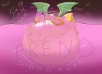2025 anthro belly big_belly ditto_(pokemon) dragonair female generation_1_pokemon group huge_belly inflation inside nintendo orange_body pink_body pokemon pokemon_(species) stuffing thatoneaceguy vore wings
