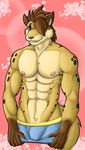  bareback boxers_(clothing) clothing hyena james mammal muscular nipples underwear wolfgerlion64 