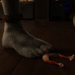 3d_(artwork) absurd_res anthro blender_(artwork) crush cynthiaacid digital_media_(artwork) duo erection feet female foot_fetish foot_focus fur genitals grey_body grey_fur hair hi_res humanoid jewelry macro male male/female mammal micro mineru nintendo nude paws penis reptile scales scalie smothering snake stomping tears_of_the_kingdom the_legend_of_zelda toes underfoot white_hair zonai