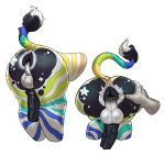 animal_genitalia animal_penis anthro anus anus_focus backsack balls bent_over big_butt black_anus black_penis butt butt_focus butt_grab digital_media_(artwork) equid equine equine_genitalia equine_penis femboy fur genitals hand_on_butt hi_res male mammal multicolored_body multicolored_fur nude penis perineum presenting presenting_anus rainbow_body rainbow_fur rear_view solo spread_anus spreading tail thick_thighs wide_hips zyiichy
