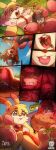 absurd_res anthro bodily_fluids canid canine canis comic digestion digestion_noises duo esophagus feet female hi_res lagomorph leporid male male/female mammal open_mouth organs pawpads paws rabbit saliva saliva_string soles stomach swallowing toes tongue uvula vore wolf x-ray_view zapor666
