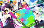  aori_(splatoon) dj_takowasa hotaru_(splatoon) ichiyan inkling splatoon 