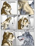  anthro canine comic cum cum_in_mouth cum_inside cum_on_face cumshot digital_media_(artwork) duo erection feline fellatio hitting_the_showers licking licking_lips lion male male/male mammal monochrome oral orgasm penis rawr sex tongue tongue_out wolf wooky 