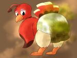 ambiguous_gender animate_inanimate avian beak biped bird clothed clothing diaper diaper_creature diaper_transformation digital_media_(artwork) feathers feces feral galliform hi_res inactivelime miitopia nintendo phasianid pooping simple_background smile soiled_diaper soiling tail transformation turkey twerkey unclean_diaper used_diaper wearing_diaper