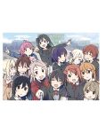 6+girls ahoge artbook asaka_karin black_eyes black_hair blonde_hair blunt_bangs braid brown_hair closed_eyes emma_verde freckles green_ribbon grey_hair hair_bun hair_ornament highres jacket konoe_kanata long_hair looking_at_another looking_at_viewer love_live! love_live!_nijigasaki_high_school_idol_club medium_hair mia_taylor mifune_shioriko miyashita_ai mole multicolored_hair multiple_girls nakasu_kasumi nijigasaki_school_uniform non-web_source official_art one_side_up osaka_shizuku pink_hair pointing purple_hair red_ribbon ribbon school_uniform short_hair smile standing takasaki_yu tennoji_rina tongue tongue_out twintails uehara_ayumu v winter_uniform yellow_ribbon yuki_setsuna zhong_lanzhu 
