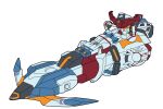  absurdres gquuuuuux gundam gundam_gquuuuuux highres j-der mecha mobile_suit no_humans parody reprilo_channel robot science_fiction simple_background spacecraft thrusters v-fin white_background yuusha_ou_gaogaigar yuusha_series 