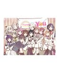  6+girls ahoge artbook asaka_karin black_eyes black_hair black_socks black_thighhighs blonde_hair blue_bow blue_bowtie bow bowtie brown_hair closed_eyes emma_verde flower green_bow green_bowtie grey_hair hair_bow hair_bun hair_flower hair_ornament highres jacket konoe_kanata long_hair looking_at_viewer love_live! love_live!_nijigasaki_high_school_idol_club mia_taylor mifune_shioriko miyashita_ai multiple_girls nakasu_kasumi nijigasaki_school_uniform non-web_source official_art open_mouth osaka_shizuku pantyhose pink_bow pink_bowtie pink_hair ponytail purple_bow purple_bowtie purple_hair red_bow red_bowtie red_pantyhose running school_uniform short_hair side_ponytail sitting skirt smile socks standing takasaki_yu tennoji_rina thighhighs twintails uehara_ayumu v yellow_bow yellow_bowtie yellow_jacket yellow_skirt yuki_setsuna zettai_ryouiki zhong_lanzhu 