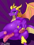  2016 anus balls big_butt butt cum dragon jaynatorburudragon mammal nude penis solo spyro spyro_the_dragon video_games 
