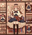  :o alice_margatroid bangs blonde_hair blue_dress blue_eyes book_stack bookshelf boots bottle brown_footwear capelet checkerboard_cookie cookie cross-laced_footwear cup doll dress drinking_glass floral_print food grimoire_of_alice hairband holding holding_sword holding_weapon jar knee_boots lace-up_boots lolita_hairband maipiku_muji_zhong open_mouth petticoat puzzle_piece red_string rose_print sheet_music shelf short_hair sitting solo string string_of_flags sword teapot teruterubouzu test_tube touhou wavy_hair weapon wine_glass wrist_cuffs 