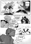 absurd_res ambiguous_gender antenna_wire antennae_(anatomy) anthro armband armless black_and_white bracelet clothing concern cracked_face cracked_screen darkner deltarune dragon duo electronics female group hi_res humanoid in_denial jewelry kris_(deltarune) lightner male monochrome monster mythological_creature mythological_scalie mythology necktie open_mouth pippins_(deltarune) regret scalie screen screen_face shadowguy_(deltarune) sharp_teeth silhouette silhouetted_body spiked_armband spiked_bracelet spikes susie_(deltarune) teeth television threatening torn_clothing undertale_(series) vokoy wire worried wounded yelling zapper_(deltarune)