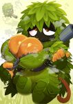 anthro big_breasts bloons_tower_defense bodily_fluids breasts brown_eyes brown_tail camo cleavage clothed clothing fingerless_gloves gloves goatboydraws green_clothing green_fingerless_gloves green_gloves green_handwear gun handwear haplorhine hi_res huge_breasts long_tail mammal monkey motion_lines ninja_kiwi obscured_face primate pupils ranged_weapon reference_image sniper_monkey_(bloons) solo sweat sweatdrop sweaty_breasts tail weapon zipper