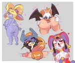 absurd_res ahegao anal anthro anus areola armor bat bat_wings big_breasts big_butt black_body black_nose black_wings blonde_hair blue_areola blue_body blue_eyeshadow blue_fur blue_nipples bodily_fluids border breasts butt butt_grab clothing cum cum_on_breasts cum_on_face disembodied_penis exposed_breasts eyelashes eyeshadow female female_rimming female_rimming_female fool&#039;s_hat fur genital_fluids genitals glitch_productions gloves green_eyes green_markings grey_background group hair hand_on_butt handjob handwear hat headgear headwear heart_eyes heart_symbol helmet hi_res human humanoid humanoid_pointy_ears imp jester_outfit league_of_legends looking_at_viewer looking_back looking_back_at_viewer looking_pleasured makeup male male/female mammal markings membrane_(anatomy) membranous_wings midna nintendo nipples one_eye_obstructed oral orange_body orange_fur orange_hair pale_skin penile penis pigtails pink_areola pink_nipples pointy_ears pomni_(tadc) ponytail poppy_(lol) prehensile_hair purple_eyes red_eyes rimming rimming_female riot_games rouge_the_bat sega sex simple_background slippipipi smile sonic_the_hedgehog_(series) tan_body tan_skin tencent the_amazing_digital_circus the_legend_of_zelda thick_thighs tongue tongue_out twili twilight_princess vulva white_body white_border white_clothing white_fur white_gloves white_handwear wide_hips wings yellow_sclera yordle