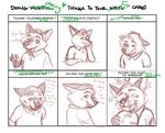  anthro canine clothed clothing cute dialogue digital_media_(artwork) disembodied_hand disney eyes_closed fox gideon_grey happy hug love mammal open_mouth petting shirt simple_background smile unknown_artist waifu_chart white_background zootopia 