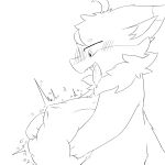 1:1 2025 ambiguous_anthro ambiguous_gender ambiguous_pred anthro anthro_pred belly belly_squish big_belly biped black_and_white bloated blush blush_lines bodily_fluids cheek_blush cheek_tuft digital_drawing_(artwork) digital_media_(artwork) dipstick_ears dripping drooling drooling_tongue ear_markings english_description facial_tuft fully_inside fur furred_scalie half-length_portrait hand_on_belly hand_on_own_belly hands_on_own_belly head_tuft hi_res huge_belly iris looking_at_belly looking_at_own_belly looking_at_self looking_down looking_down_at_belly looking_down_at_self looking_well-fed male_(lore) monochrome monotone_background motion_lines multicolored_ears narrowed_eyes neck_tuft nose_blush nude_ambiguous nude_anthro open_mouth open_smile pointy_ears portrait prick_ears raftail rumbling_stomach saliva saliva_drip saliva_on_tongue same_size_vore satisfied_look scalie side_view simple_background sketch smile soft_vore solo squish struggling struggling_prey tongue tongue_out tsuki_(tsukigon) tuft unseen_prey vore white_background