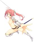  armor effordom_soft heels kazama_akari koikishi_purely_kiss naked nipples sword yuuki_hagure 