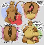 absurd_res anal anal_foot_gulp anal_vore anthro anus balls belly belly_grab big_belly big_butt butt butt_grab death dergum dergum_(dergum) digestion dragon duo english_text fatal_vore generation_1_pokemon genitals hand_on_butt hi_res male male/male male_pred male_prey mythological_creature mythological_scalie mythology nintendo penis pokemon pokemon_(species) puffy_anus raichu ruchex_(character) scalie sequence tail text vore willing_prey