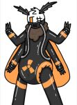 2025 4_arms antennae_(anatomy) anthro arthropod carver_(carverthemoth) carverthemoth clothed clothing colored diaper diaper_suit diaper_under_clothing diaper_under_latex diaper_under_skinsuit digital_drawing_(artwork) digital_media_(artwork) eye_scar facial_scar fart_tubes front_view fur glistening hazard_symbol head_tuft hi_res hose hosesuit insect latex latex_clothing latex_skinsuit lepidopteran male mask moth multi_arm multi_limb neck_tuft orange_eyes portrait scar shaded simple_background skinsuit solo standing symbol three-quarter_portrait tight_clothing tube tuft wearing_diaper white_background white_body white_fur wings
