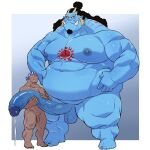 1:1 abs animal_humanoid balls beard big_balls big_muscles big_nipples big_pecs big_penis black_hair blue_body blush bodily_fluids canon_x_oc chest_tattoo duo erect_nipples extreme_size_difference eye_contact facial_hair fan_character fish fish-men_(one_piece) fish_humanoid genital_fluids genitals hair holding_penis huge_muscles huge_pecs huge_penis human human_on_humanoid humanoid interspecies jinbe kerchief kerchief_only larger_humanoid larger_male long_hair long_penis looking_at_another male male/male mammal marine marine_humanoid musclegut muscular muscular_human muscular_humanoid muscular_male navel nipples nude one_piece othukimi pecs penis penis_size_difference precum sideburns size_difference smaller_human smaller_male sweat tattoo tusks