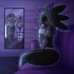 1:1 2024 ahoge amphibian anthro artist_name autofellatio axolotl bangs big_breasts big_penis biped black_body black_eyes bottomwear breasts brown_body cinnamon_(oxyoxyoxyox) clothed clothing dialogue digital_drawing_(artwork) digital_media_(artwork) emanata english_text eyes_closed feet female floppy_ears footwear genitals grey_hair group hair heart_symbol hi_res huge_penis lagomorph legwear leporid licorice_(oxyoxyoxyox) long_ears looking_at_another lop_ears male mammal marine marshmallow_(oxyoxyoxyox) masturbation mirror mirror_reflection mole_salamander monotone_body motion_lines one_eye_closed oral oral_masturbation outline oxyoxyoxyox panties peeping penile penile_masturbation penis pink_body rabbit reflection salamander side_view simple_eyes sitting socks solo_focus standing text thick_thighs thigh_highs topwear trio under_boob underwear wide_hips