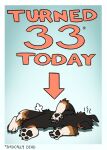 ambiguous_anthro ambiguous_gender anthro arm_tuft back_tuft black_body black_claws black_fur black_pawpads bone canid canine canis claws death domestic_dog elbow_tuft family_guy_death_pose floppy_ears fur gloves_(marking) gradient_background head_tuft hi_res leg_markings mammal markings meme nude on_ground pawpads simple_background socks_(marking) solo tuft white_body white_fur yookie