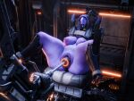 2025 3_fingers 3_toes 3d_(artwork) 4:3 alien anthro anus areola armor arms_tied bdsm belly big_areola big_breasts big_butt big_dildo big_nipples big_pussy bioware bodily_fluids bondage boots bound breasts butt chair clothed clothing curvy_figure digital_media_(artwork) dildo dildo_insertion electronic_arts exposed feet female female_focus fingers footwear forced forced_spreading fucking_machine furniture genital_fluids genitals headgear helmet hi_res hood lying machine mask mass_effect navel nipples on_back partially_clothed penetration puffy_areola puffy_nipples purple_body quarian restrained restrained_legs robot robotic_arm seurat sex sex_toy sex_toy_insertion shoes skimpy slightly_chubby solo spread_legs spreading tali&#039;zorah thick_thighs toes vaginal vaginal_fluids vaginal_penetration voluptuous voluptuous_female vulva wet wide_hips