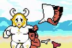 2025 2_horns animated anthro arm_hair asgore_dreemurr balls beach beard blonde_hair body_hair boss_monster_(undertale) bovid brown_body brown_fur caprine deer deltarune digital_media_(artwork) doctorhiruluk duo facial_hair fur genitals goat hair horn leg_hair male male/male male_rimming_male mammal navel new_world_deer nipples nude_anthro nude_male penis pixel_(artwork) pixel_animation reindeer rudolph_holiday style_emulation undertale_(series) white_body white_fur