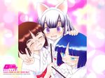  animal_ears arima_keitarou bangs cat_ears hazuki_(tsukuyomi) midou_hikaru midou_kaoru multiple_girls tsukuyomi_moonphase wallpaper 