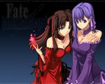  fate/hollow_ataraxia fate/stay_night fate_(series) long_sleeves matou_sakura multiple_girls shingo_(missing_link) siblings sisters toosaka_rin wallpaper 