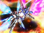  eblmeka energy_sword gundam gundam_seed gundam_seed_destiny mecha no_humans sparkle strike_freedom_gundam sword wallpaper weapon 