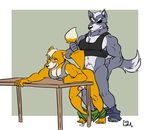  anal anal_penetration anthro canine duly_noted duo fox fox_mccloud male male/male mammal nintendo penetration penis star_fox tail_grab video_games wolf wolf_o&#039;donnell 