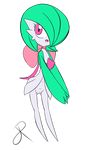  alpha_channel female flat_chested gardevoir green_hair hair humanoid nintendo pok&eacute;mon pussy rasenxoru simple_background solo transparent_background video_games 