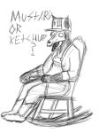  2019 anthro black_fur clothing digital_media_(artwork) female fur movok nickelodeon rocking_chair scp-1471 spongebob_squarepants spongebob_squarepants_(character) wombatworks zhutia15 