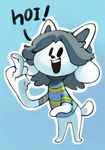  bittenhard clothing grey_hair hair monster reaction_image simple_background tem temmie_(undertale) undertale video_games 