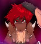  animated big_breasts breasts clothing demon doom doom_guy erection fellatio female gloves gmeen hair human humanoid imp male male/female mammal nipples not_furry oral penis pubes red_eyes red_hair saliva sex unseen_character video_games 