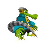  2014 alpha_channel beanie clothing crocodile crocodilian cybernetics cyborg hat headphones hoodie latch lethal_league machine male official_art reptile scalie shorts simple_background team_reptile transparent_background zipper 