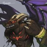  bandai belphemon claws demon digimon fangs horns monster muscle seven_great_demon_lords wings 