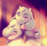  2016 absurd_res anthro asgore_dreemurr bedroom_eyes big_breasts blush breasts caprine cum cum_on_breasts cum_on_face female first_person_view goat half-closed_eyes hand_on_breast hi_res horn inverted_nipples lokpik looking_at_viewer male male/female mammal nipples penis pubes red_eyes seductive sex titfuck toriel undertale video_games 