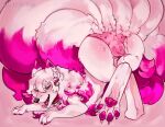  animal_genitalia animal_vulva ass_up bedroom_eyes bodily_fluids butt butt_focus camel_toe canid canine canine_genitalia canine_vulva clothed clothed_feral clothing female feral fox fox_spirit genital_fluids genitals hair hi_res lynx_scenting mammal multi_tail narrowed_eyes orrianna_dyre panties panties_bulge panties_down partially_clothed pawpads paws pink_hair rear_view seductive sensual soaked solo tail underwear underwear_down vaginal_fluids wet white_body 