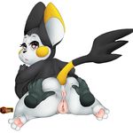  anus butt butt_massage clawsandpaws emolga female feral grope hand_on_butt looking_at_viewer looking_back mammal massage nintendo nude open_mouth pawpads paws pok&eacute;mon pussy raised_tail rodent simple_background solo spreading squirrel video_games white_background 