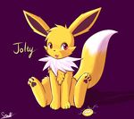  2016 cookie eeveelution fak&eacute;mon fan_character food invalid_background jolteon limb nintendo paws pok&eacute;mon senz smile tongue video_games 