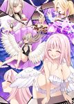  &gt;_&lt; 3girls angel_wings animal_ear_fluff animal_ears bare_arms bare_shoulders bikini black_one-piece_swimsuit blonde_hair blue_archive blush breasts brown_hair cleavage closed_eyes collarbone cup drinking_straw feathered_wings frilled_bikini frills hair_over_one_eye halo hamcheeseand highres holding holding_cup holding_plate innertube long_hair low_wings medium_breasts mika_(blue_archive) mika_(swimsuit)_(blue_archive) multiple_girls nagisa_(blue_archive) nagisa_(swimsuit)_(blue_archive) navel official_alternate_costume official_alternate_hairstyle one-piece_swimsuit open_mouth pink_eyes pink_hair pink_halo plate pool red_halo seia_(blue_archive) seia_(swimsuit)_(blue_archive) smile stomach swim_ring swimsuit tea_party_(blue_archive) teacup very_long_hair white_bikini white_one-piece_swimsuit white_wings wing_ornament wings yellow_halo 
