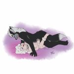  1:1 4_toes 5_fingers ankle_tuft anthro anthro_on_anthro anthro_penetrated anthro_penetrating anthro_penetrating_anthro arm_tuft black_body black_fur black_nose breasts butt canid canine canis domestic_dog duo eyeshadow fangs feet female female_penetrated fingers fur hair hi_res hindpaw humanoid_hands leg_tuft makeup male male/female male_penetrating male_penetrating_female mammal marie_(nightdancer) mature_anthro mature_female multicolored_body multicolored_fur neck_tuft nekostar nightdancer_(character) nude nude_anthro nude_female nude_male paws penetration penile penile_penetration poodle sex smile tail teeth toes tongue tuft two_tone_body two_tone_fur white_body white_fur white_hair wolf wrist_tuft 