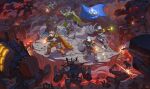  absurd_res ambiguous_gender anthro flag gun helldivers hi_res jaz_(laughingboye) katewhb last_stand male military nbdog ranged_weapon video_games videogame_setting weapon 
