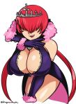  1girl breasts cleavage king_of_fighters large_breasts red_hair shermie snk snk_heroines:_tag_team_frenzy solo tagme the_king_of_fighters 